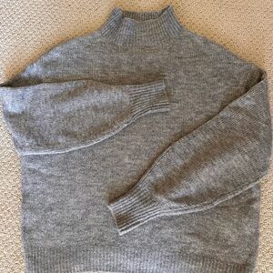 White House Black Market Gray Sweater